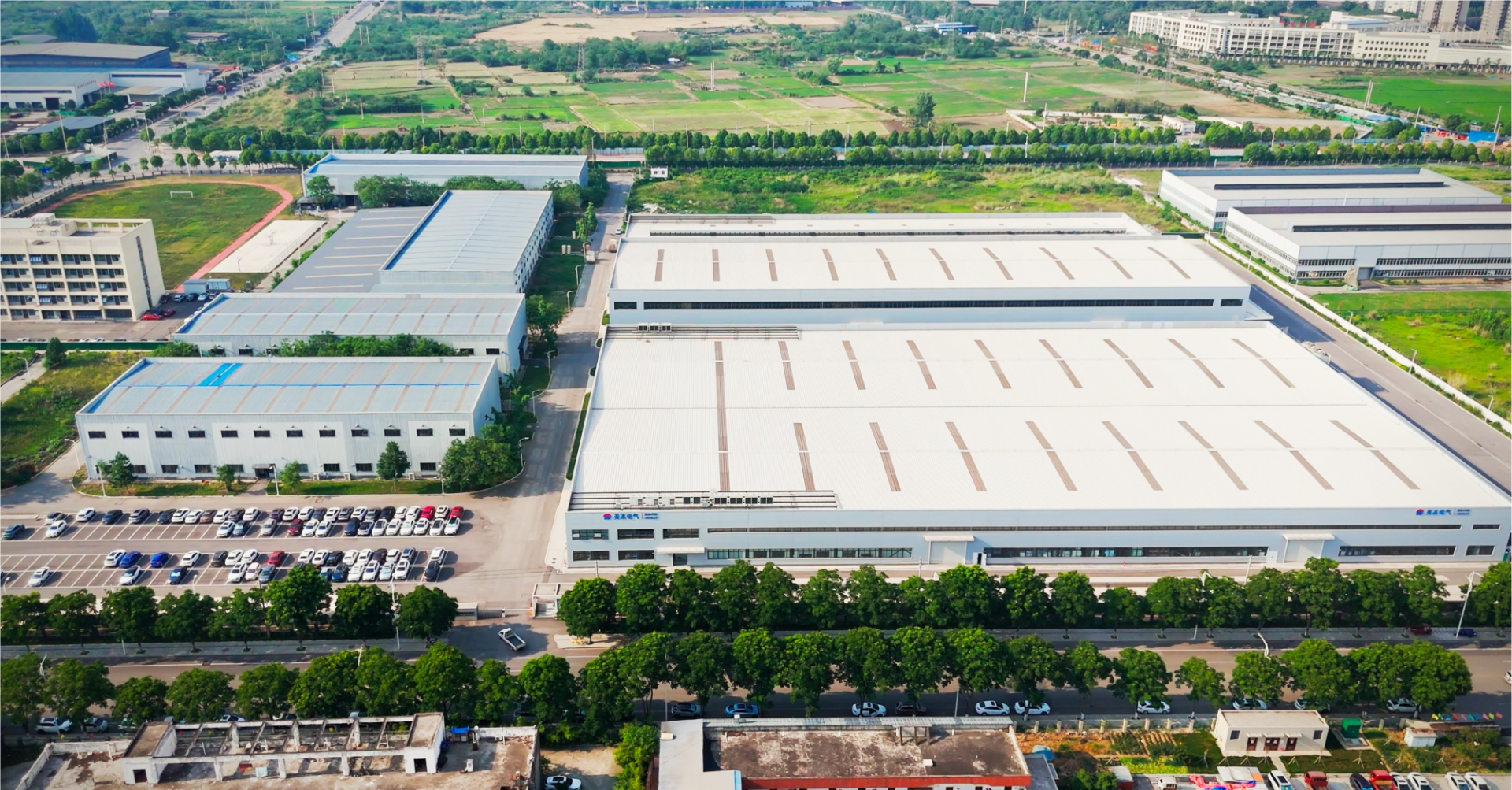 Aerial view of the factory 1 