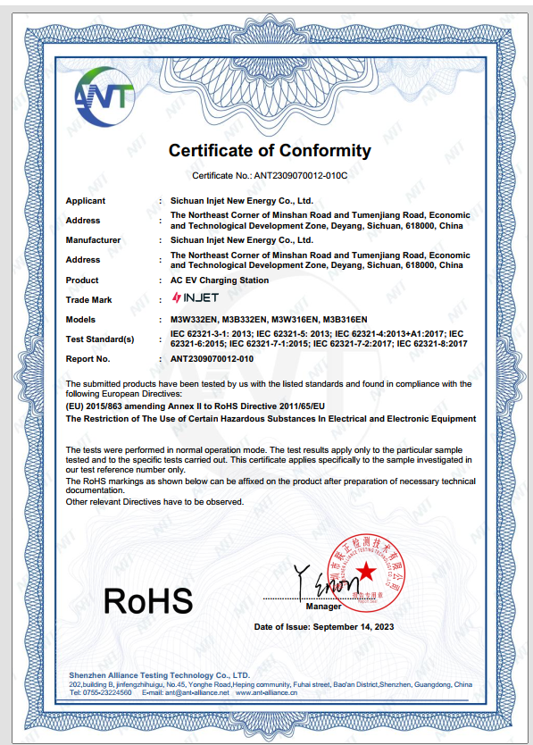 GRANT OF EQUIPMENT AUTHORIZATION