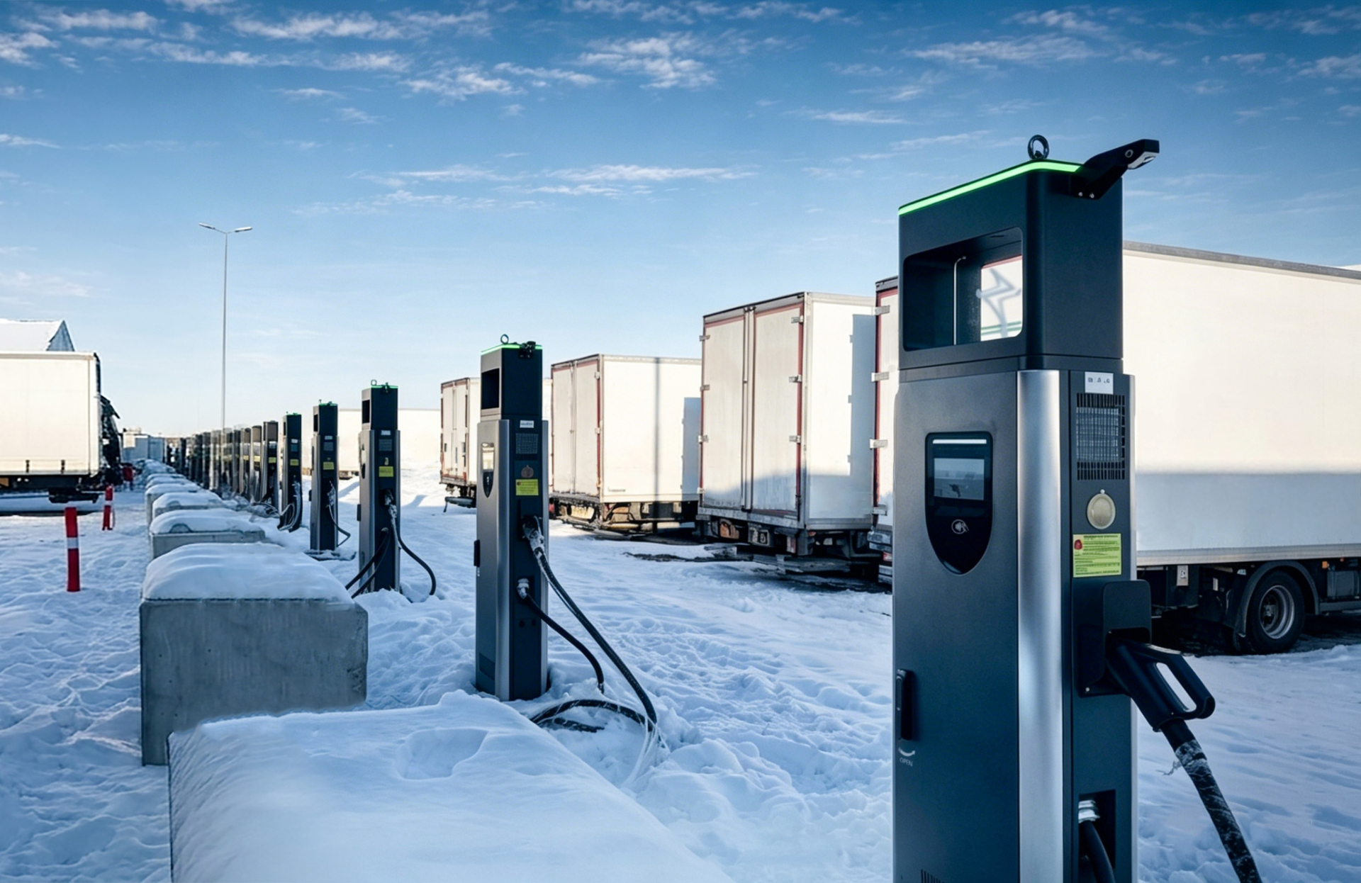 Injet Hanyuan Dispensers for Winter Fleet Charging in Denmark