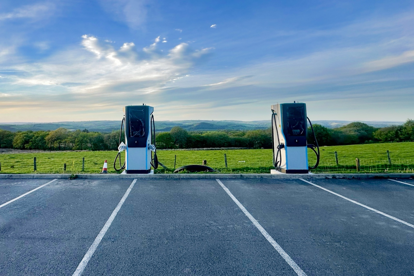 Two 160 kW Injet Ampax Chargers at a CPO Site in Wales