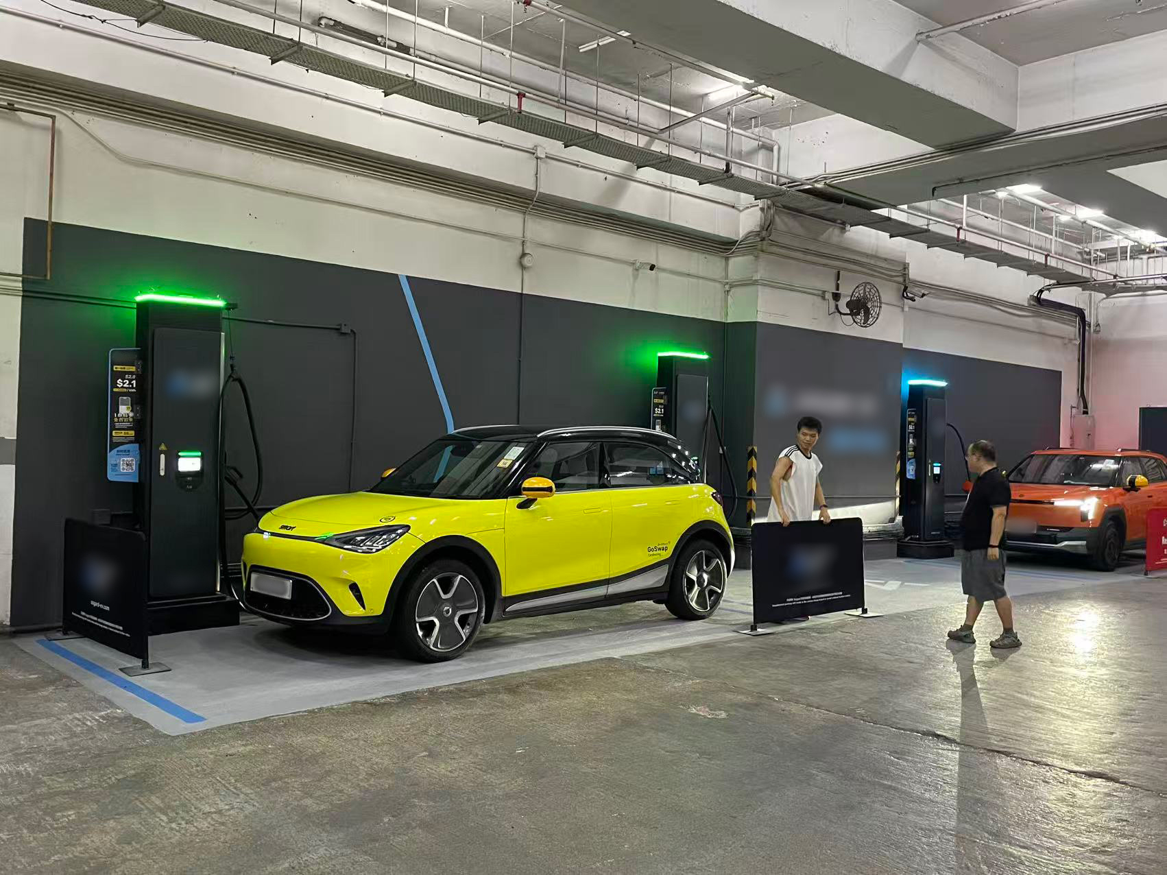 Injet HanYuan 480 kW Charging System for a Car Rental Fleet in Hong Kong