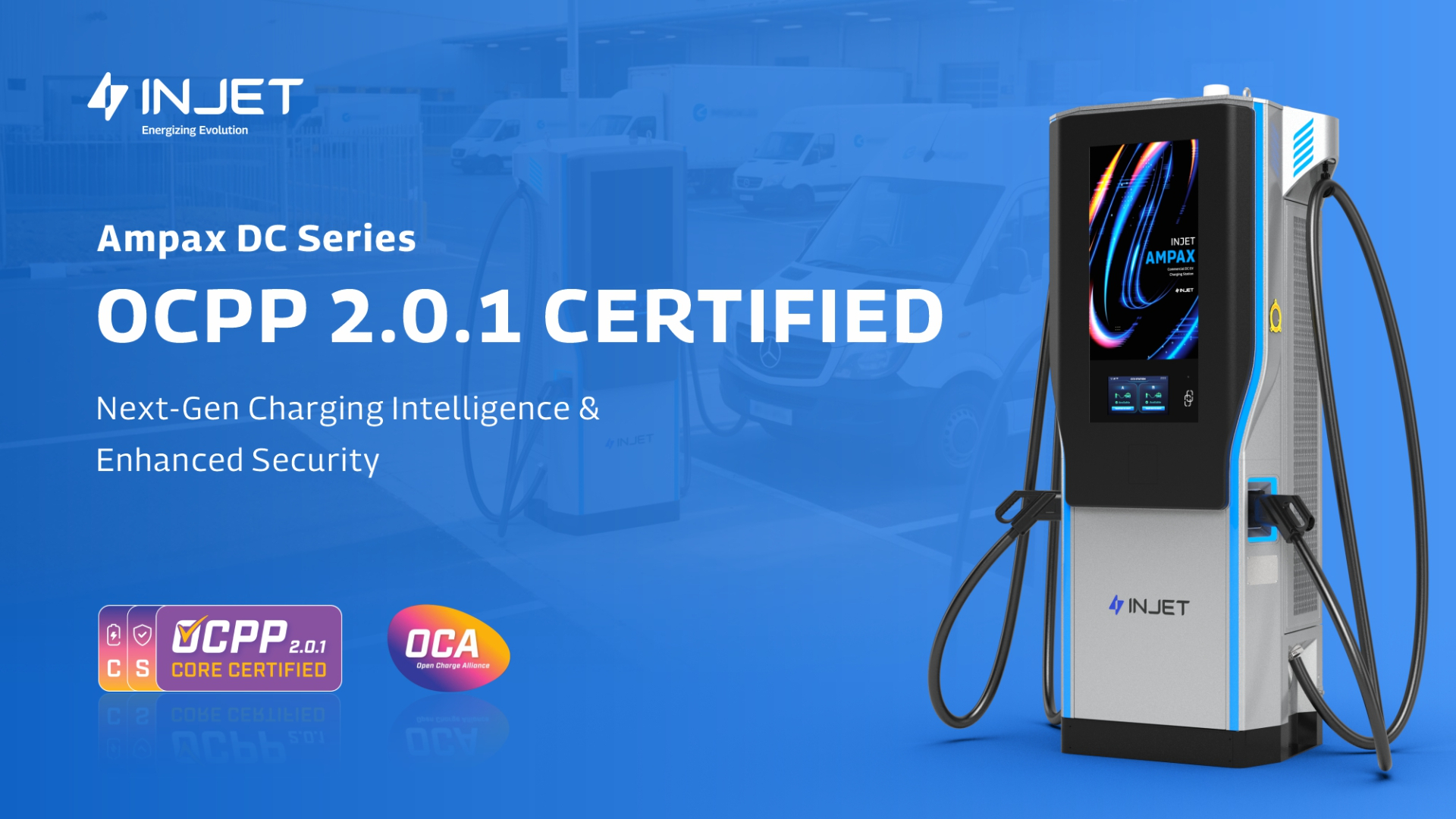 Ampax DC Series — OCPP 2.0.1 Certified